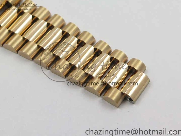 Best Bp RG Crystral 36 Edition 128239 on MOP Bracelet RG President Markers Dial Day-Date Maker White 0319